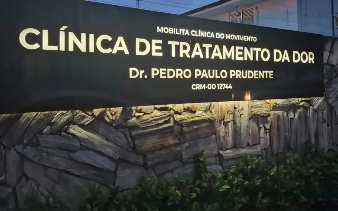 Fachada da clínica onde é feita a acupuntura, na R. T-41 no Setor Bueno em Goiânia
