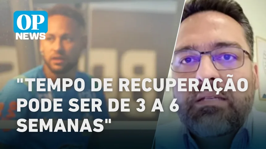 Dr. Pedro Paulo Prudente entrevistado no O POVO NEWS sobre a lesão de panturrilha de Neymar